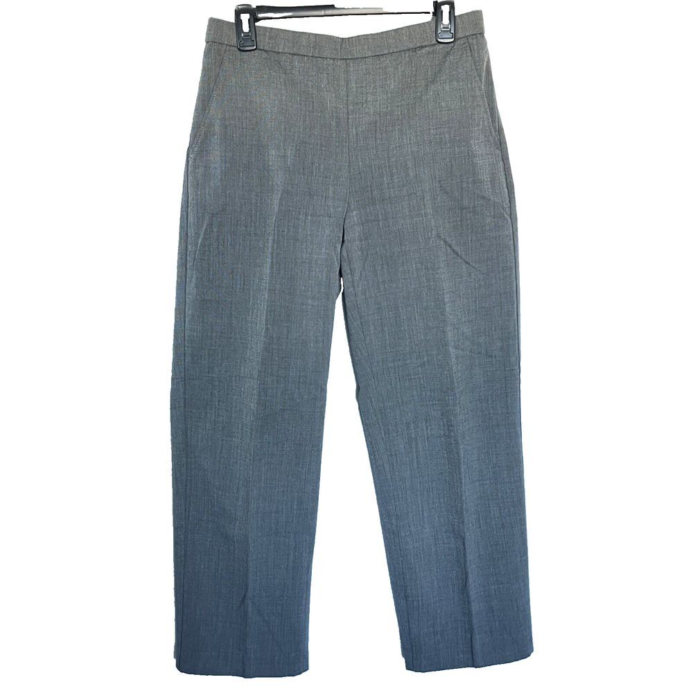 Kim Rogers 10P Pants Womens Pull-On Stretch Elastic Waist Slacks Dress Charcoal